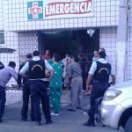 Homem da entrada no Hospital São Lucas em Morada Nova, após ser assaltado e agredido por assaltante SERTÃO CENTRAL