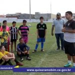 Descobrir novos talentos no futebol local e incentivar os jovens atletas da cidade de Quixeramobim HORA DO ESPORTE