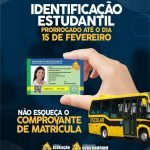 Secretaria de Educação prorroga o prazo para a solicitação da Identificação Estudantil TEMA LIVRE