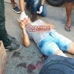 Acidente envolvendo carro e moto deixa mulher ferida na CE 060 em Quixeramobim QUIXERAMOBIM