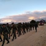 O TG 10-020 realizou, uma Marcha de 16 KM, atividade prevista e comum no meio militar. QUIXERAMOBIM