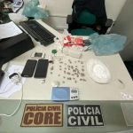 Trio suspeito de tráfico de drogas em Aquiraz é preso pela Polícia Civil PLANTÃO POLICIAL