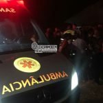 Motociclista é socorrido pelo SAMU após colidir com carro em Quixadá QUIXADÁ