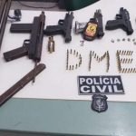 Polícia Civil prende suspeito de tráfico de drogas e apreende armas no Eusébio PLANTÃO POLICIAL