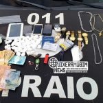 Polícia realiza prisões por tráfico e apreende drogas em Quixeramobim QUIXERAMOBIM