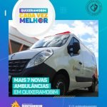 O município de Quixeramobim totaliza 7 novas ambulâncias QUIXERAMOBIM