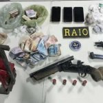 Grupo é capturado pelo CPRaio da PMCE com drogas, armas e quase de sete mil reais em espécie PLANTÃO POLICIAL