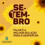A Oficina Despertar – Setembro Amarelo busca promover a conscientização de fatores importantes para a prevenção do suicídio TEMA LIVRE