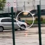 Veja o vídeo: Mulher ‘se agarra’ a carro em movimento após flagrar traição de companheiro em Fortaleza TEMA LIVRE
