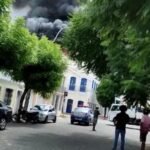 Veja o vídeo: Incêndio atinge prédio da Câmara Municipal de Sobral TEMA LIVRE
