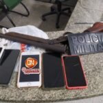 Polícia Militar e equipe do Raio agem rapidamente e prende assaltantes e recuperar celulares roubados em Quixeramobim QUIXERAMOBIM