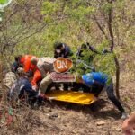 Condutora de uma motocicleta perde o controle e sofre acidente na CE-166 entre Quixeramobim e Senador Pompeu QUIXERAMOBIM