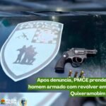 PMCE prende homem armado e embriagado após perseguição em Quixeramobim QUIXERAMOBIM