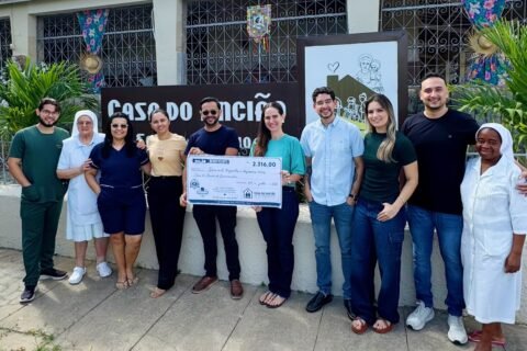Esporte que transforma: atletas de Beach Tennis de Quixeramobim arrecadam R$ 2.316 e alimentos para a Casa do Ancião