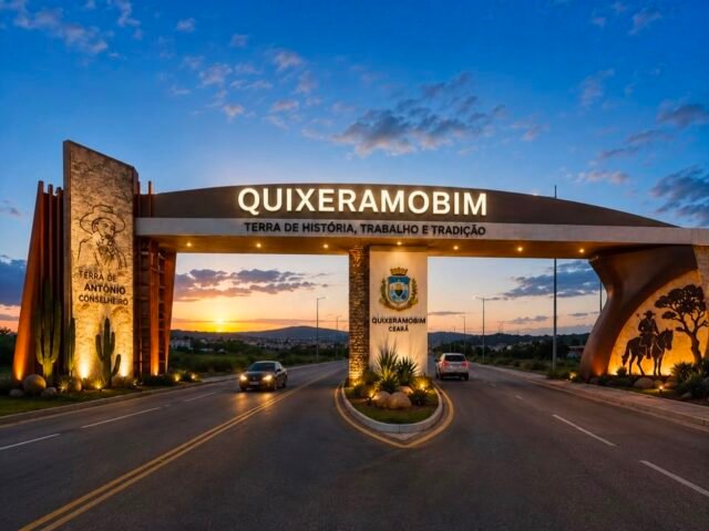 Prefeito Cirilo Pimenta apresenta projeto de novo portal de entrada de Quixeramobim e pede opinião da população