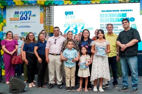 Prefeitura reinaugura escola e ginásio poliesportivo na comunidade de Uruquê, em Quixeramobim