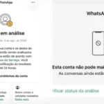Whatsapp bloqueia conta de usuários para “análise”