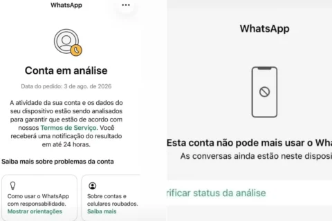 Whatsapp bloqueia conta de usuários para “análise”