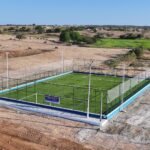 Milhã amplia investimentos no esporte com construção de areninha na comunidade do Cipó